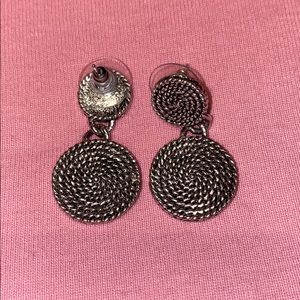 Silver earrings